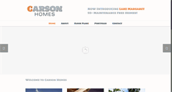 Desktop Screenshot of carson-homes.com