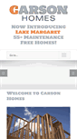 Mobile Screenshot of carson-homes.com